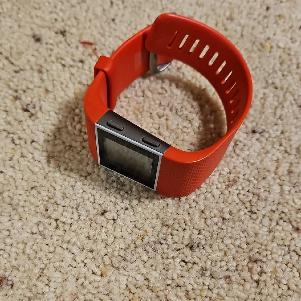 Smart Fitness Tracker with Heart Rate Monitor - Red
